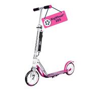 HUDORA Monopattino BigWheel 205 - Monopattino in alluminio resistente - Monopattino pieghevole regolabile con cavalletto - Monopattino sportivo per bambini e adulti fino a 100 kg