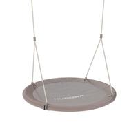 HUDORA Altalena a nido Lounge - Altalena nido con altezza regolabile e diametro da 90/110 cm per carico fino a 150kg - Altalena con seduta chiusa - Altalena familiare per interni ed esterni