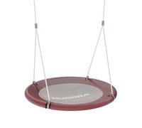 HUDORA Altalena a nido Lounge - Altalena nido con altezza regolabile e diametro da 90/110 cm per carico fino a 150kg - Altalena con seduta chiusa - Altalena familiare per interni ed esterni