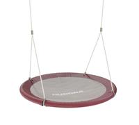 HUDORA Altalena a nido Lounge amber, Altalena nido con altezza regolabile e diametro da 110cm per carico fino a 150kg, Altalena con seduta chiusa, Altalena familiare per interni ed esterni