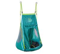 Hudora 72152 - Altalena da giardino, 90 cm, con tenda pirata