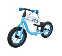 HUDORA Bicicletta senza pedali Up 12,5" Cyan - Bici pedagogica per bambini dai 2 anni - Geometria antiribaltamento - Cavalcabile per bambini di 90-105 cm - Quadriciclo giocattolo con 2 ruote