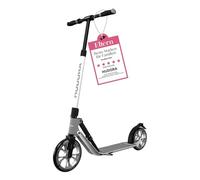 HUDORA BigWheel 230 Advanced Scooter - Monopattino stabile in alluminio fino a 120kg - Monopattino pieghevole silenzioso con cavalletto e campanello - Kick Scooter per bimbi/ragazzi e adulti - iron