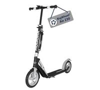 HUDORA Monopattino BigWheel Air 230 - Monopattino con/senza freno a mano - Monopattino in alluminio resistente con pneumatici - Regolabile in altezza e pieghevole, per carico fino a 120 kg