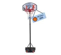 HUDORA Canestro da basket All Stars 205 - Canestro da basket con supporto regolabile per bambini e ragazzi - Canestro mobile da esterno per giardino - Canestro con supporto e ruote