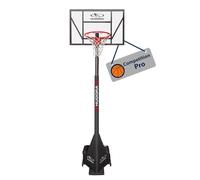 HUDORA Canestro da basket Competition Pro - Canestro da basket con supporto regolabile per bambini/ragazzi e adulti - Canestro da basket mobile da esterno - Canestro con supporto e ruote