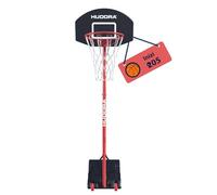 HUDORA Canestro da basket Start 205 - Canestro da basket regolabile da 165 a 205 cm - Canestro mobile da basket con supporto per bambini e ragazzi - Canestro da basket da esterno con ruote