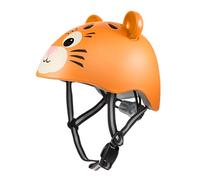HUDORA Casco per bambini Tiggy- Casco comodo XS - con adorabile motivo tigre - robusto per bambine e bambini - Ideale per biciclette senza pedali, monopattini e biciclette