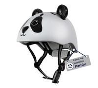 HUDORA Kinderhelm Pandy, Gr. 48-52, Casco Gioventù Unisex, Bianco/Nero
