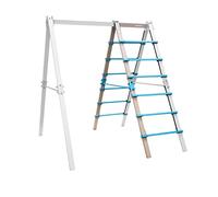 HUDORA Modulo di integrazione scala per altalena Vario - Scala da esterno per ampliare la struttura dell’altalena per bambini e adulti - Gioco ampliabile in acciaio verniciato a polvere