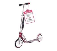 HUDORA BigWheel 205 Pure Scooter, Monopattino per bambini e adulti, Scooter a partire dai 6 anni, City Roller fino a 100 kg, Pieghevole e regolabile in altezza