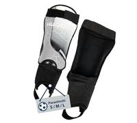 HUDORA Parastinchi con protezione per caviglia - Comodi parastinchi con schiuma - Parastinchi da calcio con protezioni per le caviglie in taglia M - Attrezzatura da calcio per bambini e ragazzi