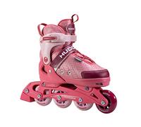HUDORA Pattini in linea Mia/Leon 2.0 - Pattini in linea per bambini/ragazzi e adulti in diverse misure - Pattini a rotelle regolabili fino a 4 misure - Pattini a rotelle comodi e di stile