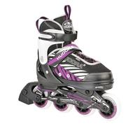 Hudora Mia - Pattini in linea da bambino, Nero/Viola, 33 - 36 EU