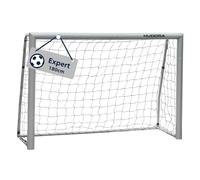 HUDORA Porta Calcio Expert - Grande porta calcio per bambini e adulti - Resistente all'acqua e stabile con rete fitta