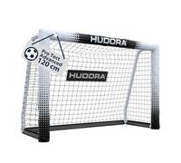 HUDORA Porta da calcio Pro Tect Advanced - Porta da esterno con rete e rivestimento resistente per bambini/adulti - facile da montare - parete bersaglio con cerniere e chiusure in velcro
