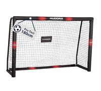 HUDORA Porta da Calcio Pro Tect - Grande per Bambini e Adulti, Rivestita in Gommapiuma Con Rete, da Esterno di Qualità Con Protezione Antiurto