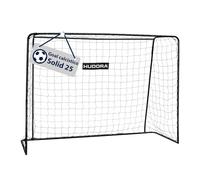 HUDORA Porta da calcio Solid 25 - porta da calcio stabile per bambini e adulti - resistente al maltempo con rete fitta in poliestere - Porta di qualità da esterno tempo libero e training