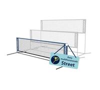 HUDORA Rete multiuso Street - Rete multifunzione per tennis e badminton - Rete regolabile da esterno per cortile e parco - Rete da volano stabile e resistente alle intemperie