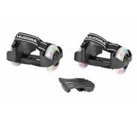 Hudora, Rotelle scarpe (Flash wheels) Bold Buddy's, Nero (schwarz,weiß), Taglia unica