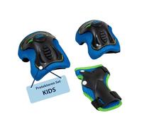 HUDORA - Set di protezioni per bambini, 6 pezzi, per ragazze e ragazzi, ginocchiere, gomitiere e polsi, per pattini in linea, pattini a rotelle, skateboard e scooter