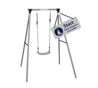 HUDORA Start Struttura per Altalena - Impermeabile da Esterno in Acciaio Pregiato - Sicura per Bambini da Giardino con Funi Regolabili