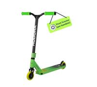 Hudora Stuntscooter - Stunt - Monopattino per Bambini, Colore: Verde Unisex Bambini