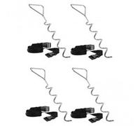 Hudora Trampoline anchors Kit di ancoraggio per trampolino Acciaio 65011