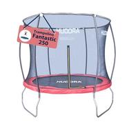 HUDORA Trampolino Fantastic in diverse misure - Trampolino da giardino con rete di sicurezza - Tappeto elastico fino a 100kg - Trampolino family con telo extra sui bordi bambini e adulti