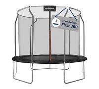 HUDORA Trampolino First in diverse misure - trampolino da esterno con rivestimento dei bordi e rete di sicurezza - trampolino da giardino per bambini e adulti - trampolino di qualità