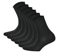 Hudson 6 Paio Calze Donna - Only 6-Pack, Calze, Bracciale Perline, Bianco e Nero