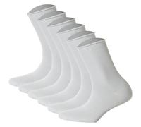 Hudson 6 Paio Calze Donna - Only 6-Pack, Calze, Bracciale Perline, Bianco e Nero