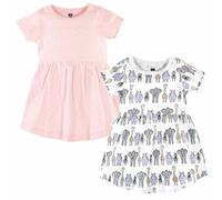 Hudson Baby Abito 2-Pack, Rosa Safari