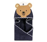 Hudson Baby Animal viso asciugamano con cappuccio