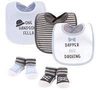 Hudson Baby Baby 5pc Bib and Sock Set