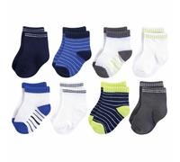 Hudson Baby Calzini, 8-Pack, Navy Antracite