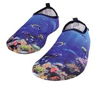 Hudson Baby Unisex-Child Water Shoes for Sports, Yoga, Beach and Outdoors, Kids and -Adult Coral Reef, 6-7 Kids
