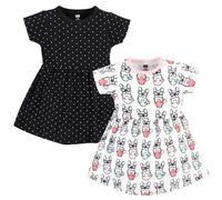 Hudson Baby Vestitini in cotone per bambine Bonjour 3T