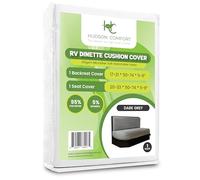 Hudson Comfort Federe per cuscino RV Dinette - Tessuto in microfibra elasticizzato progettato per adattarsi a un'ampia varietà di sedili - Fodera per cuscino per camper - Include 1 copertura per