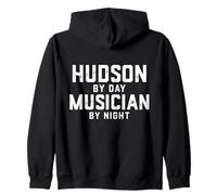 Hudson - Costume da Musicista di Halloween, Generazione Z, Millennial Hudson Felpa con Cappuccio