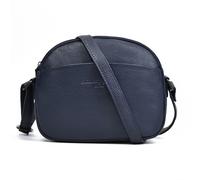 Hudson & James Borsa a tracolla da donna, in pelle, con tracolla larga regolabile, borsa a tracolla per donne e ragazze, per viaggi, shopping, lavoro, uso quotidiano, Marina Militare