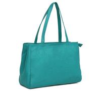 Hudson & James Borsa a tracolla da donna in vera pelle per tutti i giorni, a tracolla, per iPad, Turchese, M