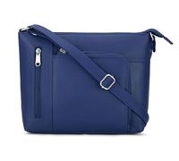 Hudson & James Borsa a tracolla da donna in vera pelle per tutti i giorni, Blu reale