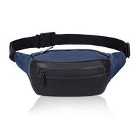 Hudson & James Marsupio in vita, cintura da corsa per uomo e donna, unisex, tasche con cerniera, cintura regolabile, tasca impermeabile per allenamento all'aperto, escursionismo, regali per uomini e