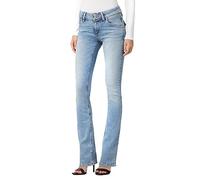 HUDSON Jeans Women's Beth Mid Rise, Baby Bootcut Jean with Back Flap Pockets, Motion, 23