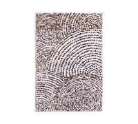 Hudson Park Collection Artifact Tappeto Da Bagno, Bianco Marrone, 20in X 30in
