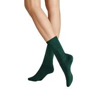 Hudson Relax Cotton Druckfreier Bund Calzini, Verde Bottiglia 0541, 35-38 Donna