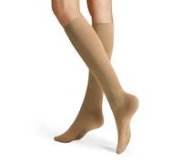 Hudson Relax Fine Druckfreier Bund Calze al Ginocchio da Donna, cotone, Beige 0710, 39-42