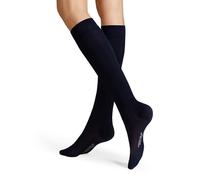 Hudson Relax Fine Druckfreier Bund Calze al Ginocchio da Donna, cotone, Marine 0335, 39-42