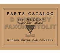 Hudson Super Six Manuale Parti 1916 1917 1918 1919 1920 1921 1922 1923 6